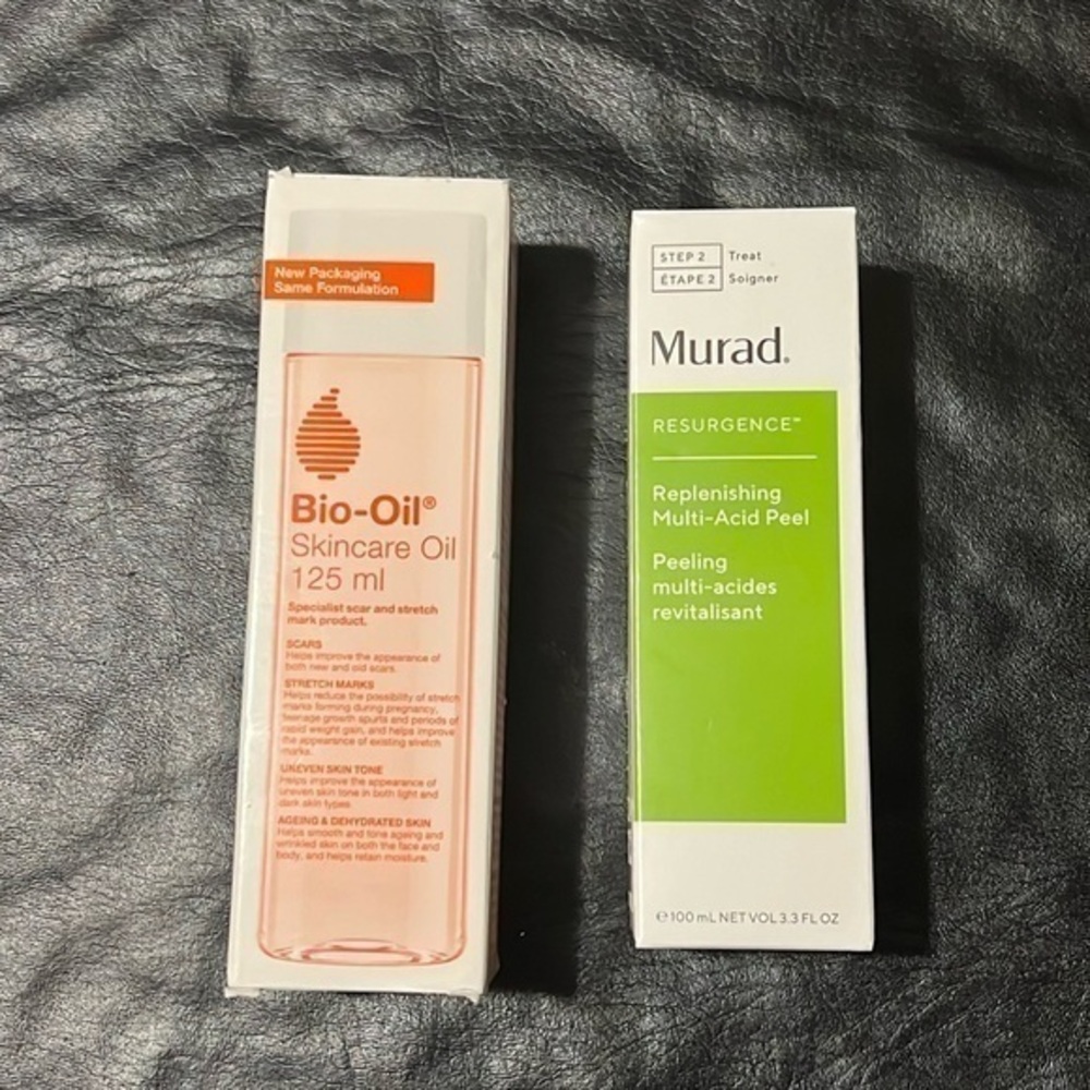 Bio-Oil Skincare Body Oil For Scars Stretch Marks 125ml & Murad Peel 100ml